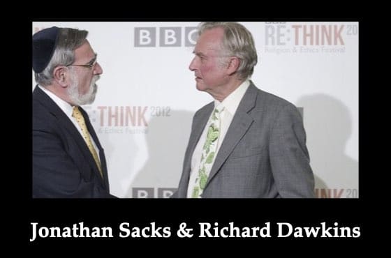 Jonathan Sacks and Richard Dawkins